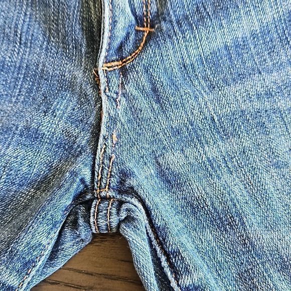 Abercrombie & Fitch NY Medium Wash Stretch Straight Leg 5 Pocket Jeans Sz 2 - Picture 6 of 13